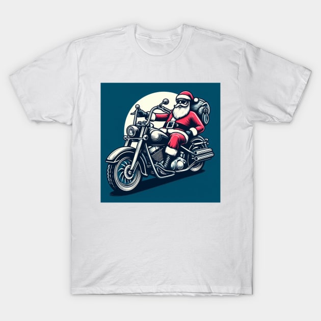 Santa’s Midnight Ride T-Shirt by emblemat2000@gmail.com